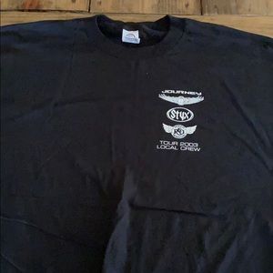 Journey, Styx, REO Speed Wagon local crew shirt